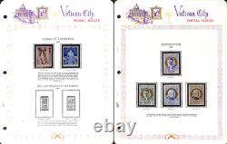 Vatican City Stamp Collection In White Ace Album, 1929-1954, Loaded Mint Sets