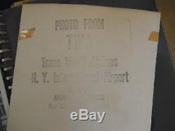 Very Rare TWA Vintage VIP Photograph AlbumAll Originals Stamped TWA