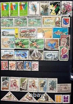 Very Unique Stamp Collection from about 100 countries-see video for FULL DETAILS