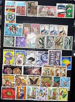 Very Unique Stamp Collection from about 100 countries-see video for FULL DETAILS