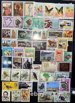 Very Unique Stamp Collection from about 100 countries-see video for FULL DETAILS