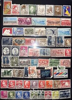 Very Unique Stamp Collection from about 100 countries-see video for FULL DETAILS