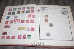 Vintage 1920's Scott's Stamp Album UNITED STATES & WORLDWIDE with 100's of stamps