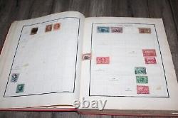 Vintage 1920's Scott's Stamp Album UNITED STATES & WORLDWIDE with 100's of stamps