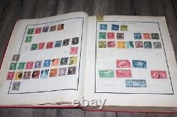 Vintage 1920's Scott's Stamp Album UNITED STATES & WORLDWIDE with 100's of stamps