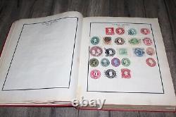 Vintage 1920's Scott's Stamp Album UNITED STATES & WORLDWIDE with 100's of stamps