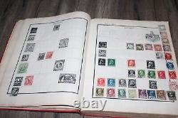 Vintage 1920's Scott's Stamp Album UNITED STATES & WORLDWIDE with 100's of stamps