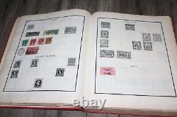 Vintage 1920's Scott's Stamp Album UNITED STATES & WORLDWIDE with 100's of stamps