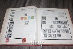 Vintage 1920's Scott's Stamp Album UNITED STATES & WORLDWIDE with 100's of stamps