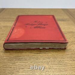 Vintage 1930 MODERN POSTAGE STAMP ALBUM Over 1,100 + Stamps