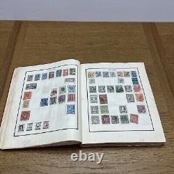 Vintage 1930 MODERN POSTAGE STAMP ALBUM Over 1,100 + Stamps