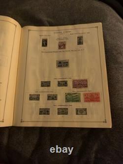 Vintage 1939 International Junior Postage Stamp Album Filled Collection