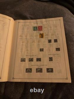 Vintage 1939 International Junior Postage Stamp Album Filled Collection