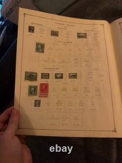Vintage 1939 International Junior Postage Stamp Album Filled Collection