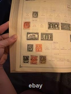 Vintage 1939 International Junior Postage Stamp Album Filled Collection