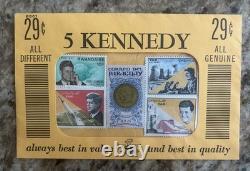 Vintage 1946 Scott Stamp Albums Estate Lot 1200+ Count US Canada World JFK Pack