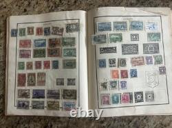 Vintage 1946 Scott Stamp Albums Estate Lot 1200+ Count US Canada World JFK Pack