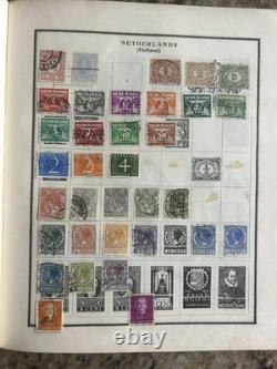 Vintage 1946 Scott Stamp Albums Estate Lot 1200+ Count US Canada World JFK Pack