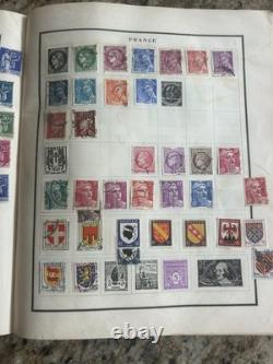 Vintage 1946 Scott Stamp Albums Estate Lot 1200+ Count US Canada World JFK Pack