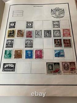 Vintage 1949 Modern Postage Stamp Album 330 Pages 525 Stamps Countries A-Z