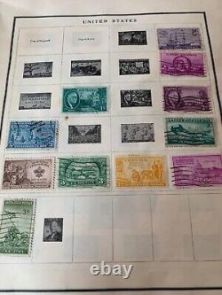 Vintage 1949 Modern Postage Stamp Album 330 Pages 525 Stamps Countries A-Z