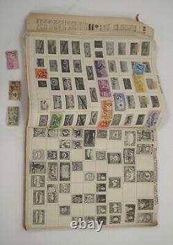 Vintage 1950s World Stamp Album with some Stamps