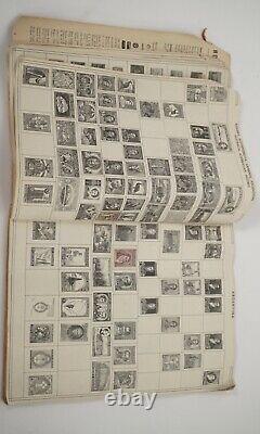 Vintage 1950s World Stamp Album with some Stamps