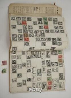 Vintage 1950s World Stamp Album with some Stamps