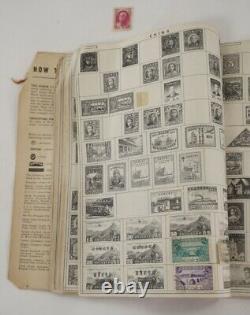 Vintage 1950s World Stamp Album with some Stamps