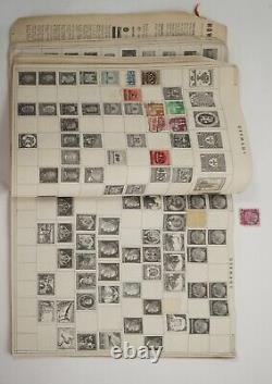 Vintage 1950s World Stamp Album with some Stamps