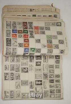 Vintage 1950s World Stamp Album with some Stamps