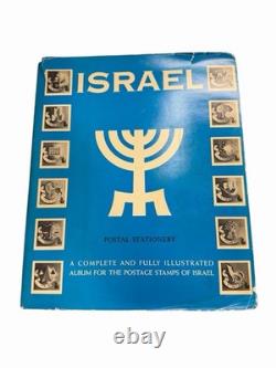 Vintage 1959 Israel Stamp Collection Album Minkus Publications New York Rare Set