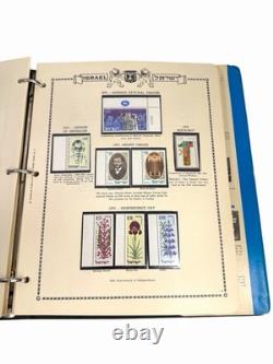 Vintage 1959 Israel Stamp Collection Album Minkus Publications New York Rare Set