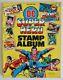 Vintage 1976 Official Dc Super Hero Stamp Album Superman Batman Comics Unused