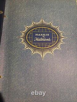 Vintage 1979 Statesman Deluxe Stamp Album By H. E. Harris And Collection