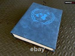 Vintage 5lbs UNITED NATIONS Cover Stamp Collection Album 1951 1980 HARRIS BOOK