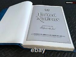 Vintage 5lbs UNITED NATIONS Cover Stamp Collection Album 1951 1980 HARRIS BOOK