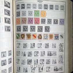 Vintage 70's HE Harris Statesman Deluxe Album Worldwide Collection of Stamps