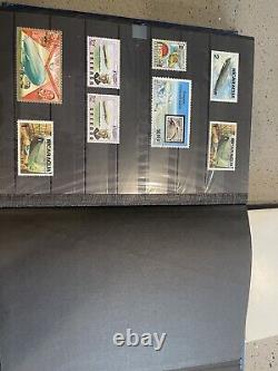 Vintage Airship Stamp Collection