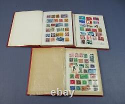 Vintage Album Stamps Mixed Collection Du Monde