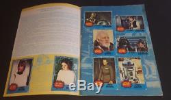 Vintage Album Trading Cards Stamps Star Wars + Supplement 1977