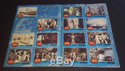 Vintage Album Trading Cards Stamps Star Wars + Supplement 1977
