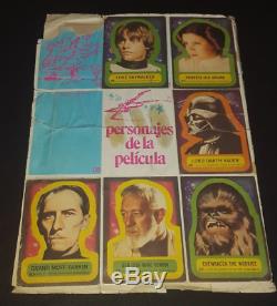 Vintage Album Trading Cards Stamps Star Wars + Supplement 1977