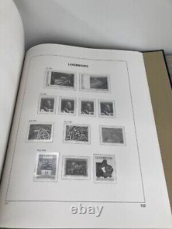 Vintage Davo Album Book Luxembourg II Postage Foreign Stamp Collection Unused