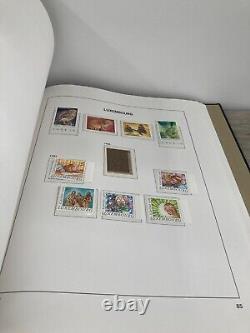 Vintage Davo Album Book Luxembourg II Postage Foreign Stamp Collection Unused