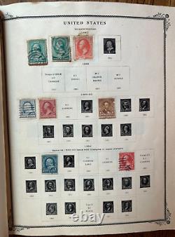 Vintage Estate Stamp Collection in American Album for United States Stamps