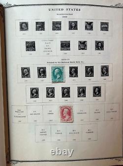 Vintage Estate Stamp Collection in American Album for United States Stamps