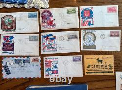 Vintage Estate Stamp Collection in American Album for United States Stamps