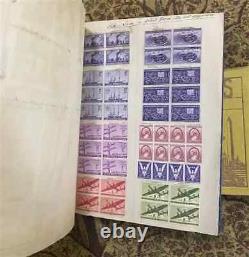 Vintage Estate Stamp Collection in American Album for United States Stamps