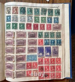 Vintage Estate Stamp Collection in American Album for United States Stamps